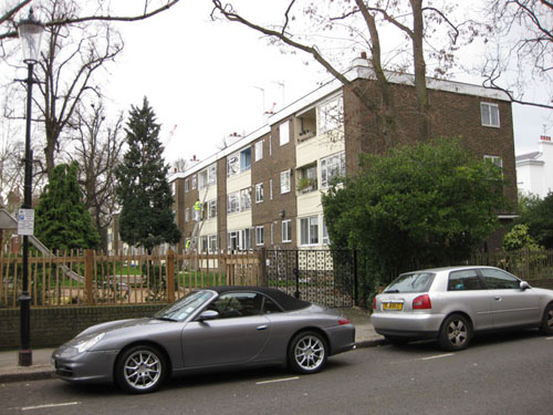 倫敦一區(qū)的廉租房