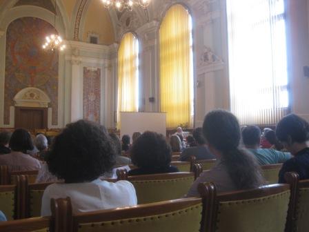 羅馬尼亞會議大會報告會場